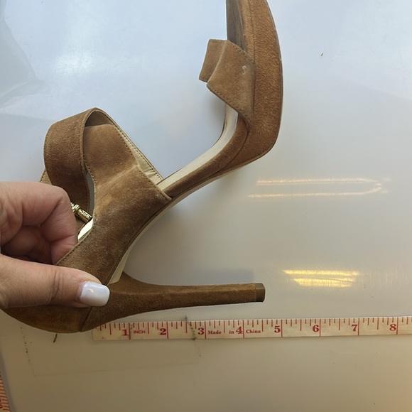 MICHAEL Michael Kors Brown Suede Heels - Size 8 - N189-6 - Picture 5 of 5